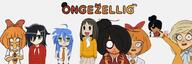 azumanga_daioh coco collage cord drawing maya mymy nerf_gun official_art soyjaks_pointing surprised tranime watamote // 1064x352 // 65KB