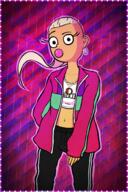 artist:studio_massa bubble_gum coco eyebrow_raised gabber Illustraties_(official) official_art petjeaf text // 2500x3750 // 14MB