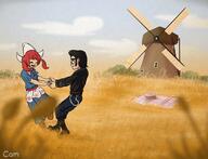 artist:cam color dancing drawing love picnic romance traditional_outfit tryn wiel windmill // 1097x840 // 1.2MB