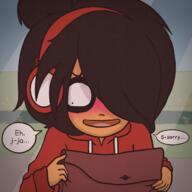 artist:lidlyarts artist:louca_pit artist:studio_massa bag blushing bus dialogue dutch_text handbag headphones Henkie looking_away maya Maya's_Conversatie_(comic) official_art petjeaf smiling sweating text // 2500x2500 // 5.6MB