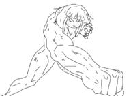 black_and_white juicebox muscular mymy one_punch_man_(series) punch sketch traced // 772x567 // 37KB