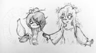 artist:midkyk coco holding_lamp knock_knock maya parody sketch // 1024x568 // 123KB