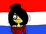 blushing drawing dutch_flag looking_at_viewer maya shaking // 1600x1200 // 261KB