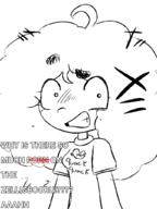 afro. black_and_white censored disgusted doodle Hairclip kate_(namefag) niggerwiggle scared shivering teeth text // 768x1024 // 119KB