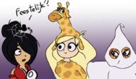 coco costume dialogue drawing dutch_text giraffe headphones kkk ku_klux_klan maya mymy spider // 1016x589 // 427KB