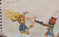 angry blast drawing glasses gun lemon lemonjak mad mymy shooting shot shotgun soyjak stubble // 4000x2498 // 1.4MB