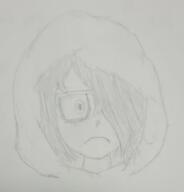 artist:ziellijkz drawing hoodie maya sad sketch // 1474x1541 // 289KB