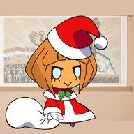 christmas hat mao_zedong mymy padoru_(meme) sack santa_claus santa_hat // 1000x1000 // 113KB