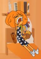 artist:bob bunny_dress dress messy_hair mymy mymy's_room open_mouth pearly_whites phineas_and_pherb reference socks stroopwafel stroopwafelsap // 832x1207 // 144KB