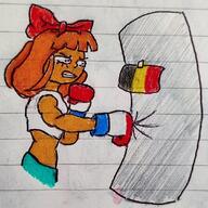 belgian_flag drawing dutch_flag mymy punching // 1080x1080 // 201KB