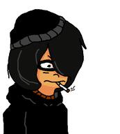 annoyed beanie cigarette doomer doomer_(meme) drawing frown maya sad smoking sweater // 460x511 // 13KB