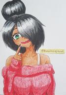 hand_drawn large_breasts maya nervous ruudneighbor_(artist) smiling tagme zwart_haar // 2147x3069 // 4.0MB