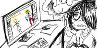 artist:oekakigod bwc chud coco color computer fix maya nervous parody racebait smile text // 500x250 // 55KB