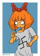 artist:asianpie color drawing mymy niggerwiggle swastika // 1472x2047 // 196KB