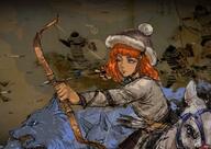 animal arrow Artist:chewing_devil bow horse mongol mymy weapon // 680x480 // 73KB