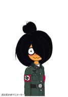 gif maya nazi poyo_poyo_gifmaker smiling swastika // 280x400 // 212KB