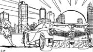 artist:alttims car city maya sketch sun // 759x423 // 29KB