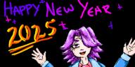 artist:oekakigod happy new_year oekaki smiling vera // 500x250 // 79KB