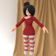 3d a-pose blender_(artwork) cgi maya t-pose // 1440x1440 // 2.7MB