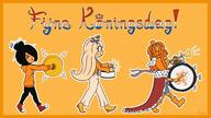 artist:weedprano coco crown dutch_flag dutch_text instruments koningdag maya mymy oranjegekte walking // 2048x1151 // 359KB
