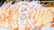 artist:zalgoxunter coco fire hand_drawn // 2048x1152 // 500KB