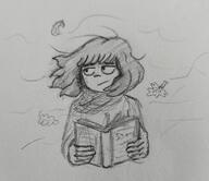 artist:midkyk autumn book innocent sketch windy zoey // 2131x1843 // 1.6MB