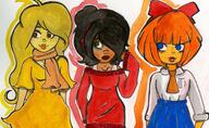 blond_haar coco freckles hand_drawn maya merel_(artist_&_va_of_coco) mymy red_hair smiling tagme zwart_haar // 2040x1254 // 603KB