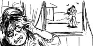 artist:oekakigod couple disgusted love maya no_color oekaki romance valentine's_day // 500x250 // 54KB