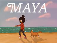 artist:bigzig beach cat drawing maya Noga sea smiling text // 2880x2160 // 1.7MB