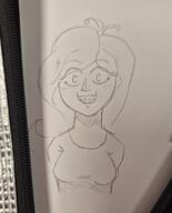 artist:yaboyaj braces coco hand_drawn smiling // 1656x2048 // 268KB