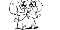 artist:oekakigod binky freckles niggerwiggle no_color oekaki plush_body variant:agugu // 500x250 // 29KB