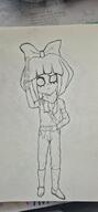 artist:enigmatrix3 gun hand_drawn irl mymy niggerwiggle scarf weapon // 946x2048 // 342KB