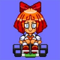 go-kart kart looking_at_viewer mymy niggerwiggle pixel_art smiling // 642x642 // 37KB