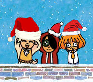 bow_tie christmas coco hat holiday hoodie maya mymy peeb snow wall // 1179x1040 // 1.2MB